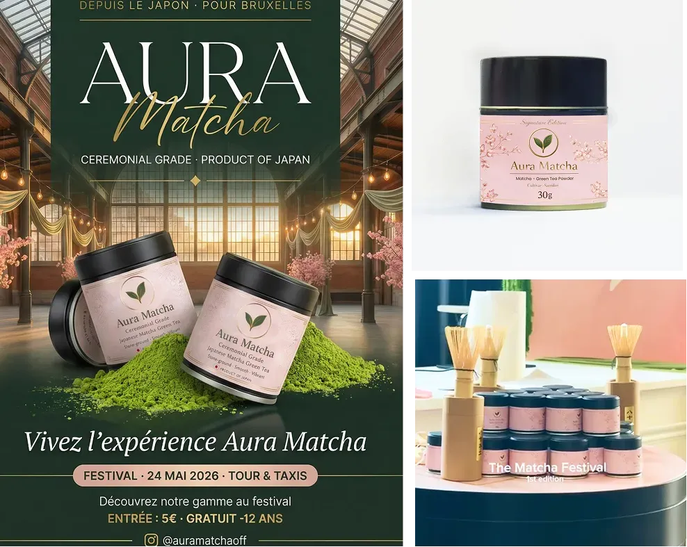 Aura Matcha の抹茶缶